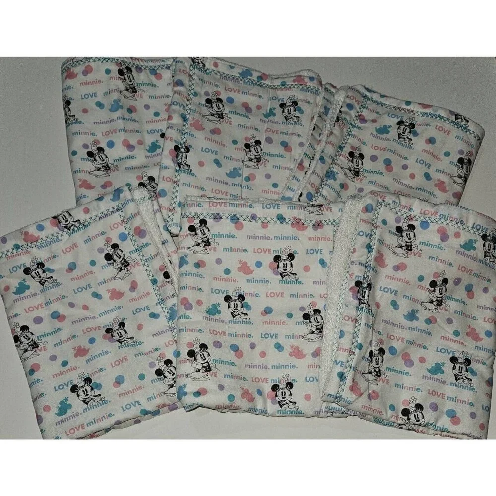 6 Handmade Minnie Mouse Hand Towels 16